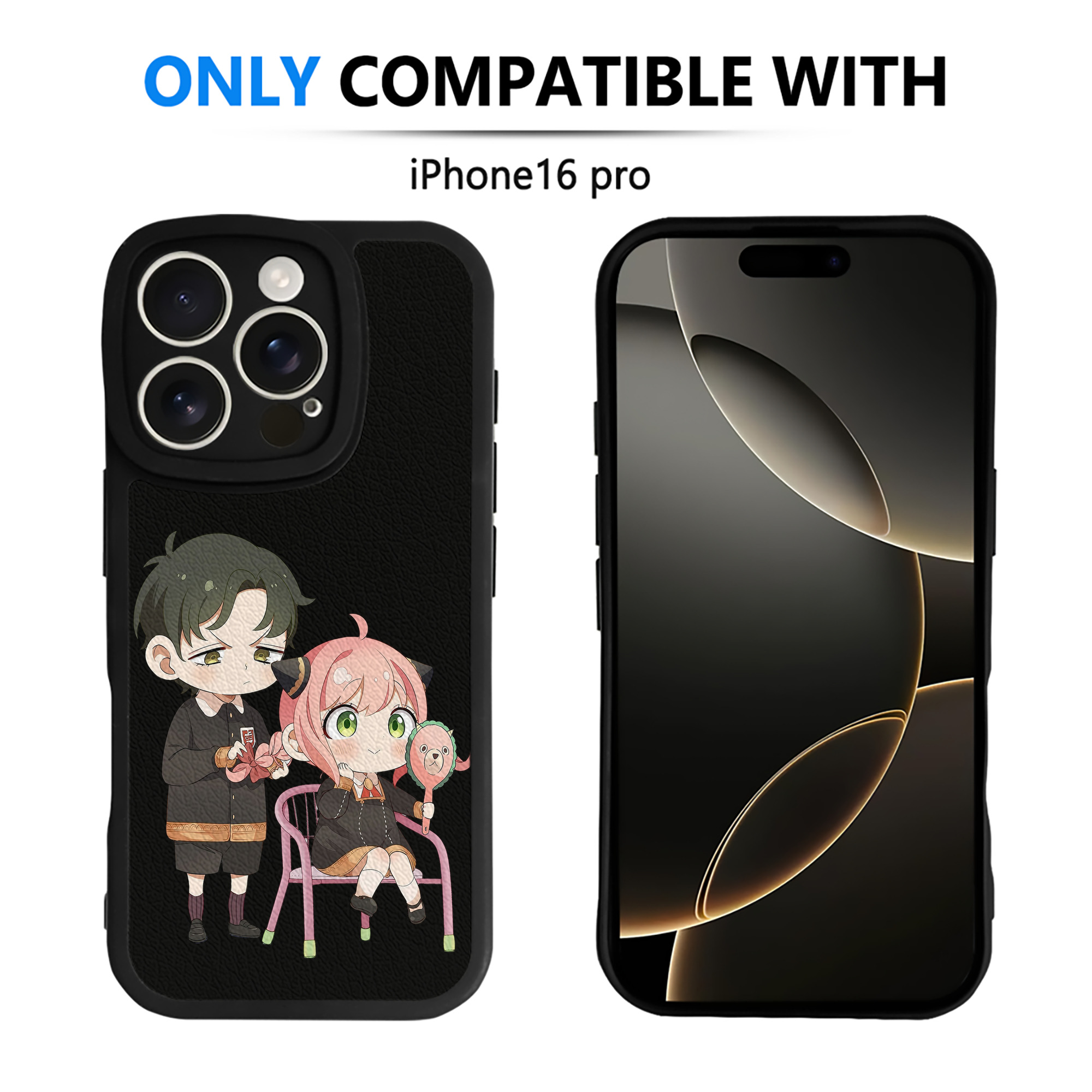 （画像用） SPY×FAMILY间谍家家酒 【iPhone 16シリーズ対応】シリコンスマホケース（レザー調） 材質：シリコン